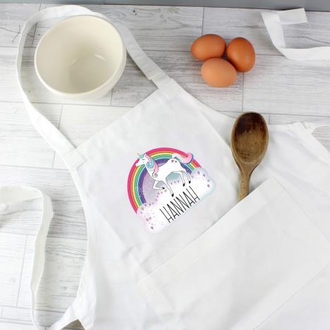 Personalised Unicorn Childrens Apron Extra Image 1